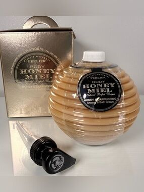 Perlier HONEY MIEL Bath Shower Cream 33.8 oz Honey & Cappuccino Discontinued